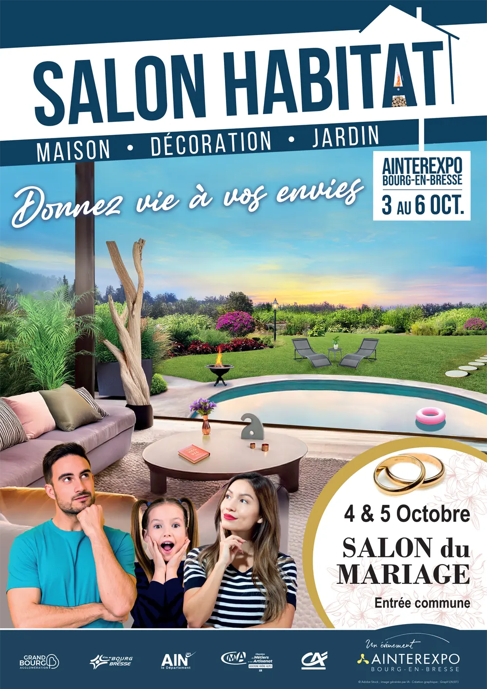 Ainterexpo - Salon Habitat - Affiche 2025